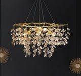 Sofia Modern Crystal Candelabrum Branch Chandelier for Living Dining Room