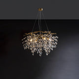 Sofia Modern Crystal Candelabrum Branch Chandelier for Living Dining Room