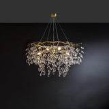 Sofia Modern Crystal Candelabrum Branch Chandelier for Living Dining Room