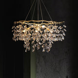 Sofia Modern Crystal Candelabrum Branch Chandelier for Living Dining Room