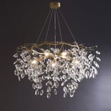 Sofia Modern Crystal Candelabrum Branch Chandelier for Living Dining Room