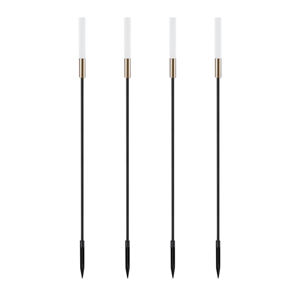 Solar LED Reed Landscape Path Lights Low Voltage Garden Column Lighting 6 Piece Set