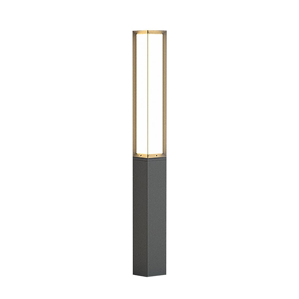 Solar Outdoor High Pole Post Light Waterproof LED Landscape Pathway Lighting for Villa Courtyard