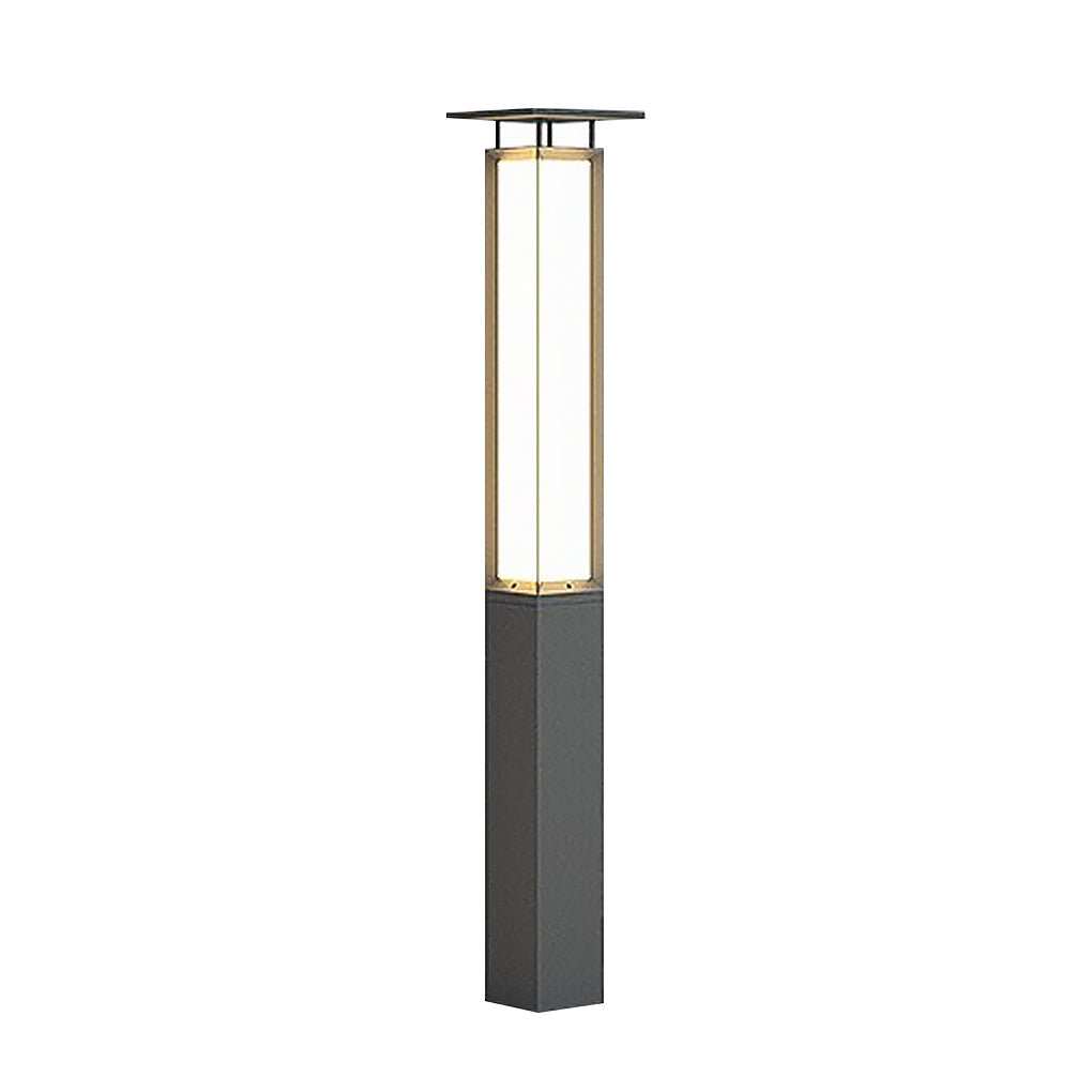 Solar Outdoor High Pole Post Light Waterproof LED Landscape Pathway Lighting for Villa Courtyard