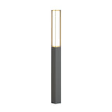 Solar Outdoor High Pole Post Light Waterproof LED Landscape Pathway Lighting for Villa Courtyard