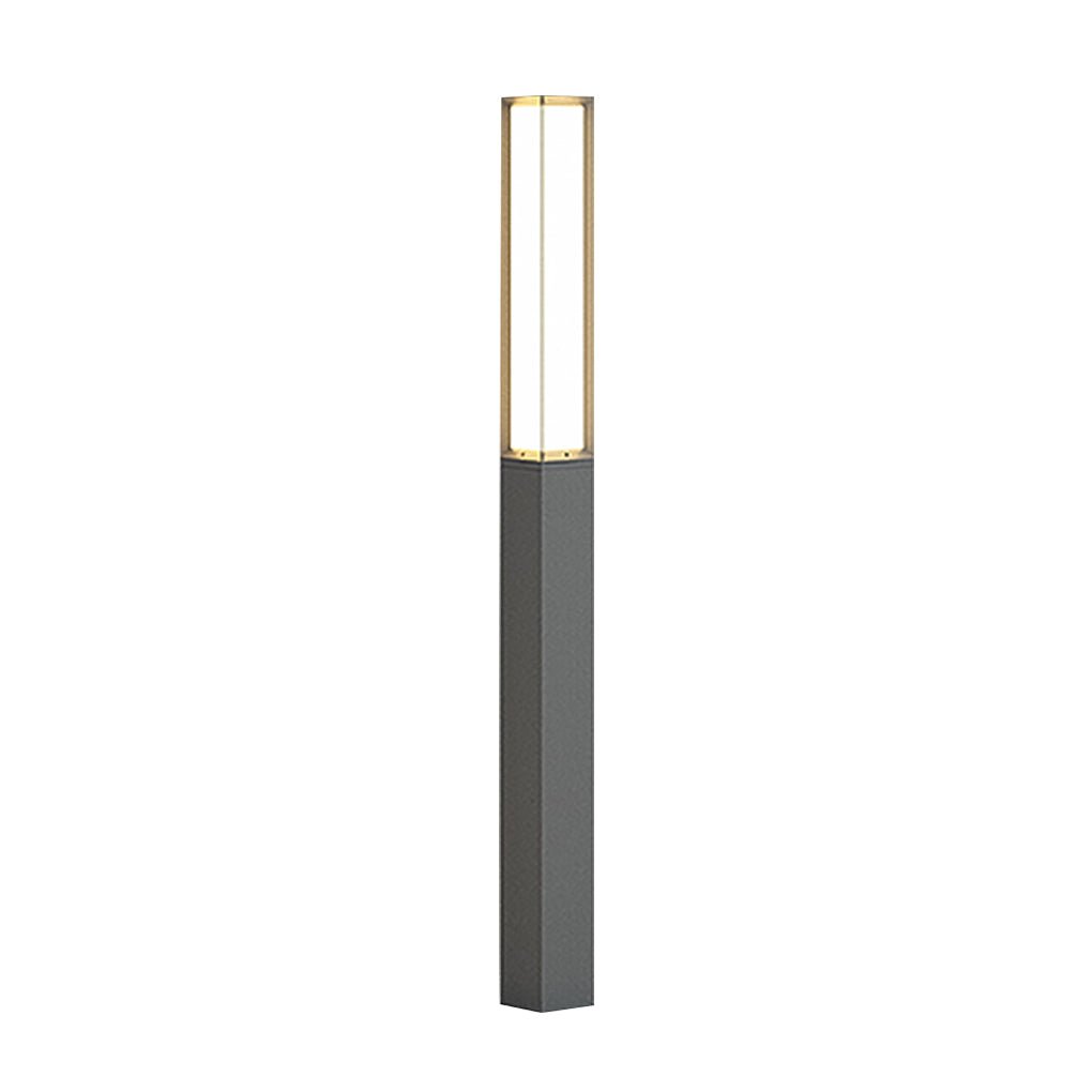 Solar Outdoor High Pole Post Light Waterproof LED Landscape Pathway Lighting for Villa Courtyard