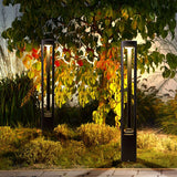 Solar Outdoor Pathway Light Waterproof LED Landscape Bollard for Garden Villa Lawn and Walkway