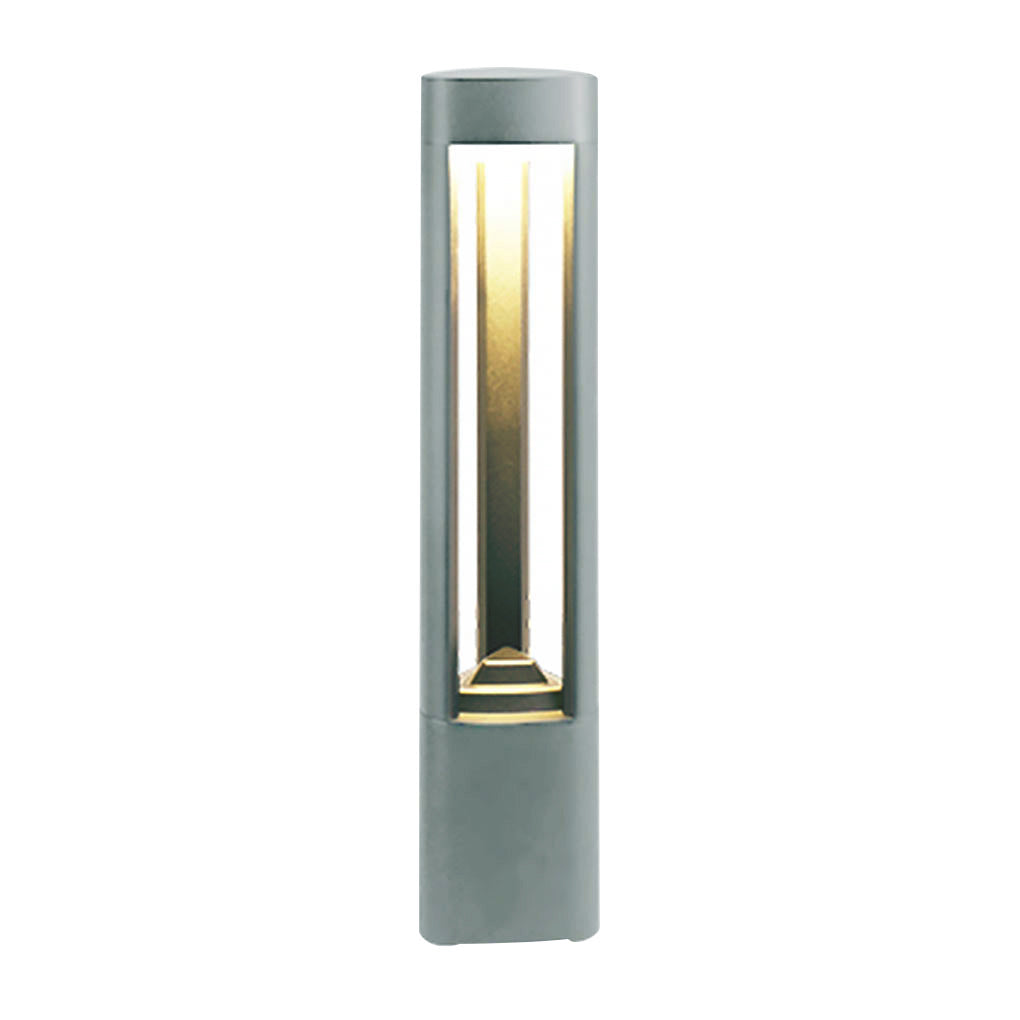Solar Outdoor Pathway Light Waterproof LED Landscape Bollard for Garden Villa Lawn and Walkway