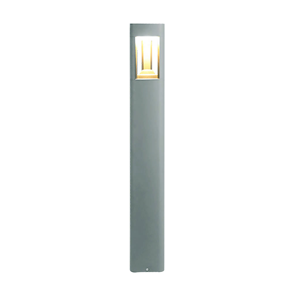 Solar Outdoor Pathway Light Waterproof LED Landscape Bollard for Garden Villa Lawn and Walkway