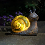 Solar Powered Animal Garden Statues with LED Lights for Outdoor Landscape Decoration