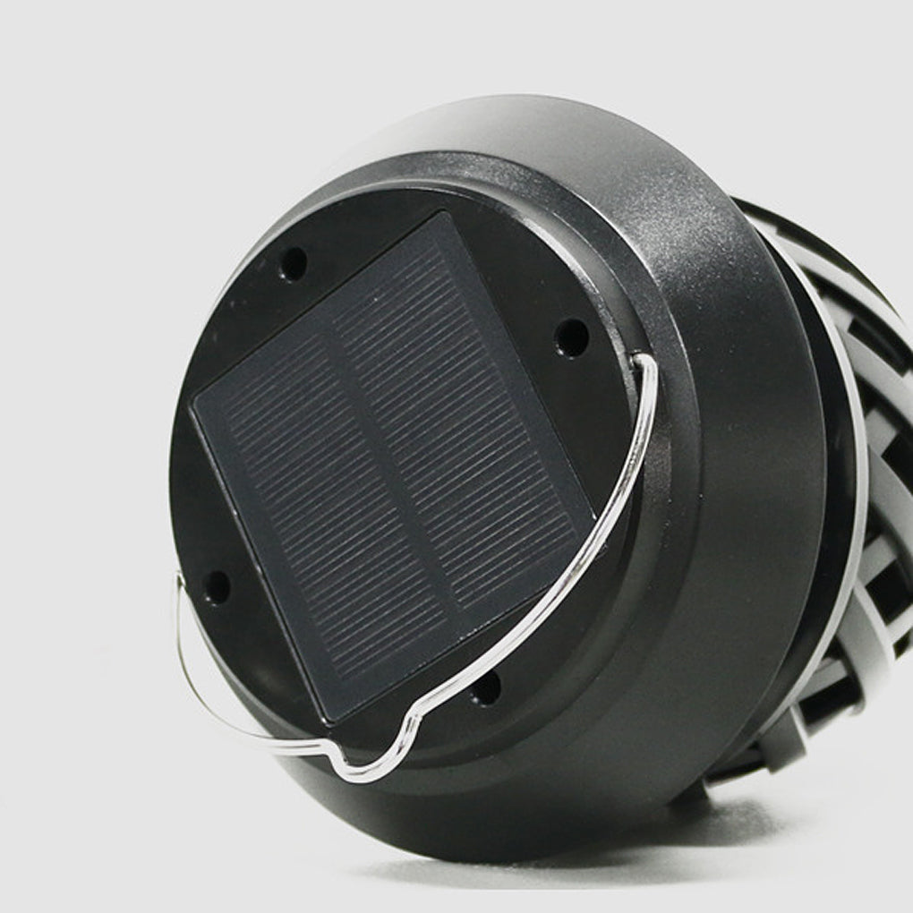 Solar Powered Flickering Flame Outdoor Lantern Portable USB Charging LED Landscape Light