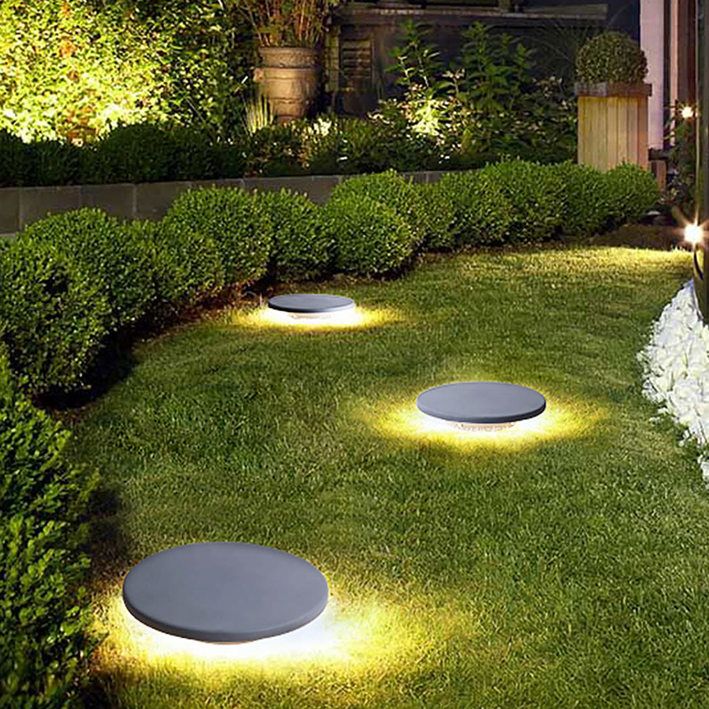 Solar Powered LED Landscape Ground Lights for Villa Garden and Outdoor Pathway Waterproof 18W Fixture