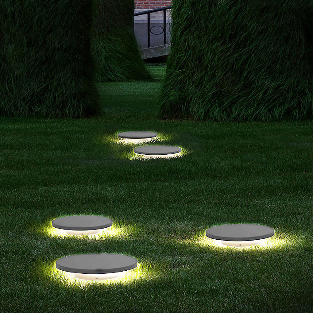 Solar Powered LED Landscape Ground Lights for Villa Garden and Outdoor Pathway Waterproof 18W Fixture