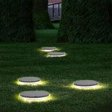 Solar Powered LED Landscape Ground Lights for Villa Garden and Outdoor Pathway Waterproof 18W Fixture