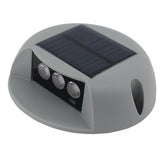 Solar Powered LED Outdoor Step Lights IP65 Waterproof Garden Pathway Stairs Wall Lamp