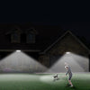 Solar Powered Motion Sensor Outdoor Wall Lamp 100 LED Waterproof Security Sconce for Patio and Garden