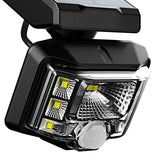 Solar Powered Motion Sensor Outdoor Wall Light with Adjustable LED Spotlight and IP65 Waterproofing