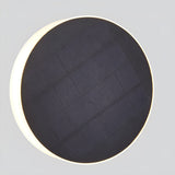 Solar Powered Outdoor Ground Disk Lights Waterproof Recessed Garden Pathway Lighting for Lawns and Decks