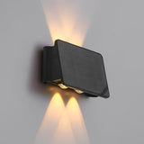 Solar Powered Outdoor LED Wall Sconce IP65 Waterproof Up and Down Lights for Garden and Balcony Decor