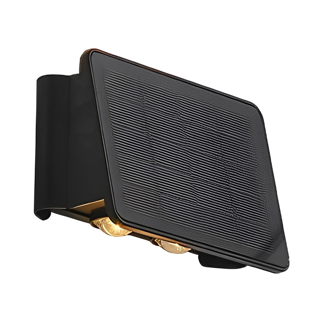 Solar Powered Outdoor LED Wall Sconce IP65 Waterproof Up and Down Lights for Garden and Balcony Decor