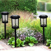 Solar Powered Outdoor Post Lamp Waterproof LED Pathway Light for Garden Landscape and Patio Decor