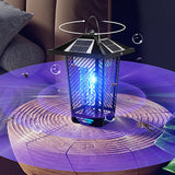 Solar Powered Waterproof Mosquito Killer Lamp for Outdoor Garden Stainless Steel LED Landscape Light