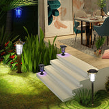 Solar Powered Waterproof Mosquito Killer Lamp for Outdoor Garden Stainless Steel LED Landscape Light