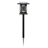 Solar Powered Waterproof Mosquito Killer Lamp for Outdoor Garden Stainless Steel LED Landscape Light
