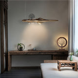 Solitude Wooden LED Pendant Light Modern Island Hanging Lamp for Dining Room and Office