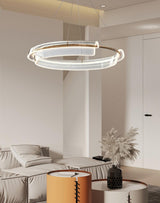 Solstice Hand Poured Art Glass LED Chandelier Modern Gold Pendant Light Fixture
