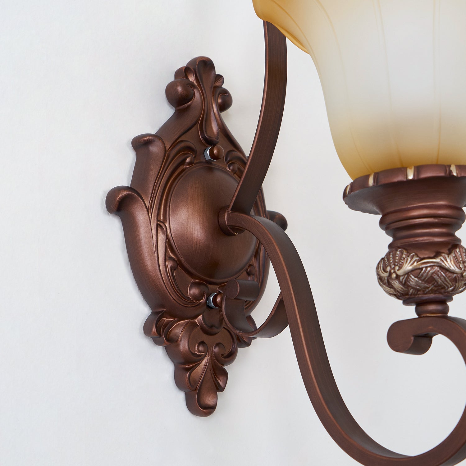 Sonoma Valley Vintage Glass Wall Lamp Brushed Copper Indoor Sconce Lighting