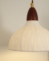 Soren Walnut Wood and Rice Paper Wall Sconce Japanese Minimalist Indoor Light Fixture