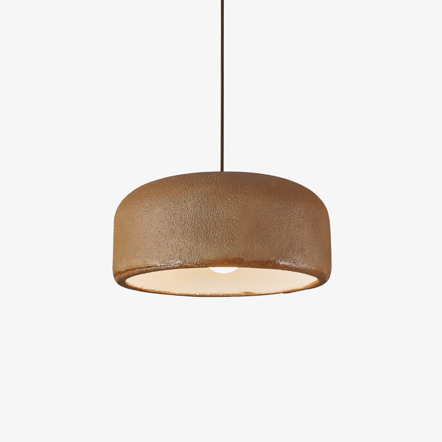 Spherical Cloud Resin Dome Pendant Lamp Architectural Organic Hanging Light for Interiors