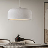 Spherical Cloud Resin Dome Pendant Lamp Architectural Organic Hanging Light for Interiors