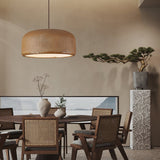 Spherical Cloud Resin Dome Pendant Lamp Architectural Organic Hanging Light for Interiors