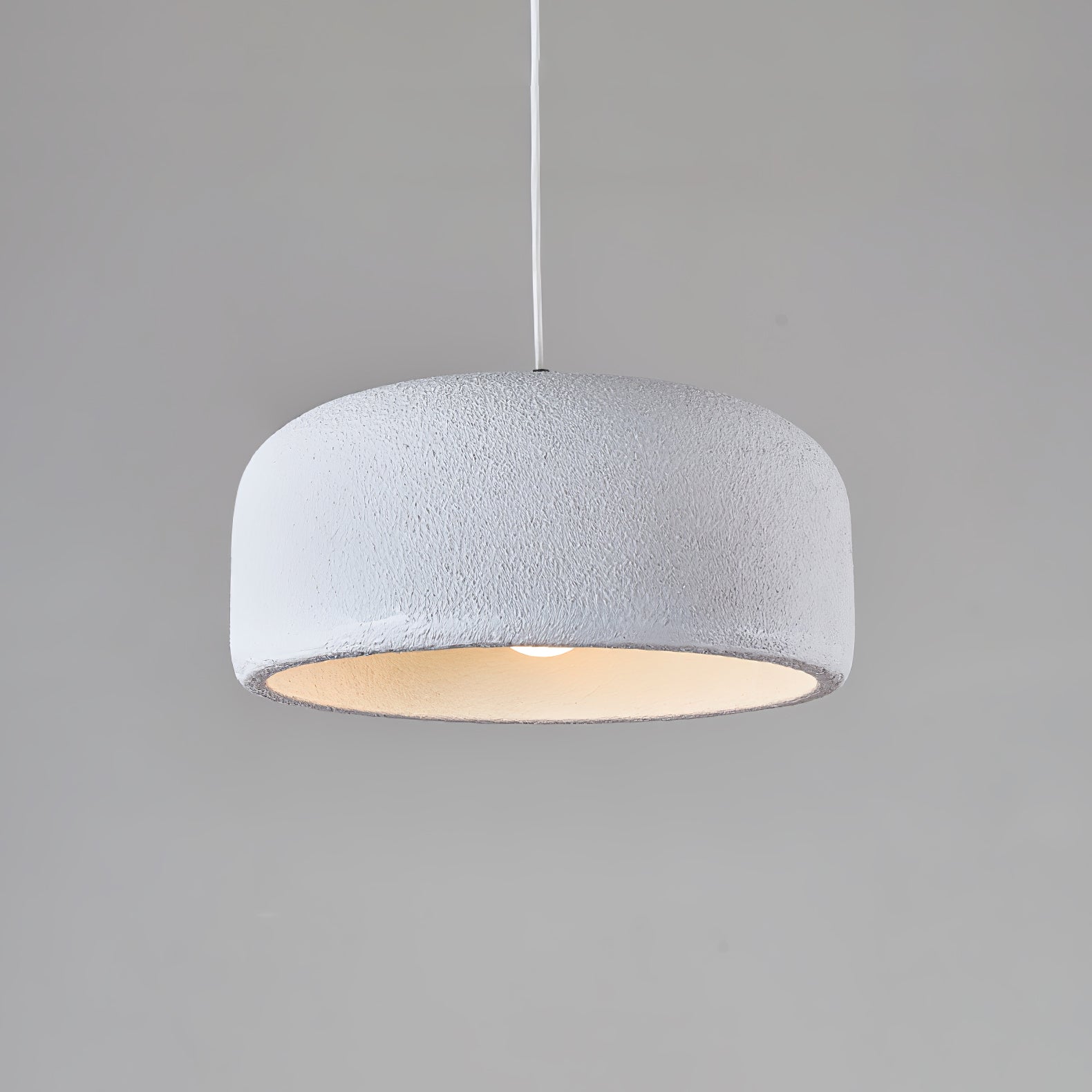 Spherical Cloud Resin Dome Pendant Lamp Architectural Organic Hanging Light for Interiors