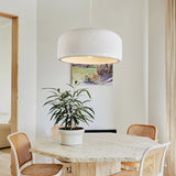 Spherical Cloud Resin Dome Pendant Lamp Architectural Organic Hanging Light for Interiors