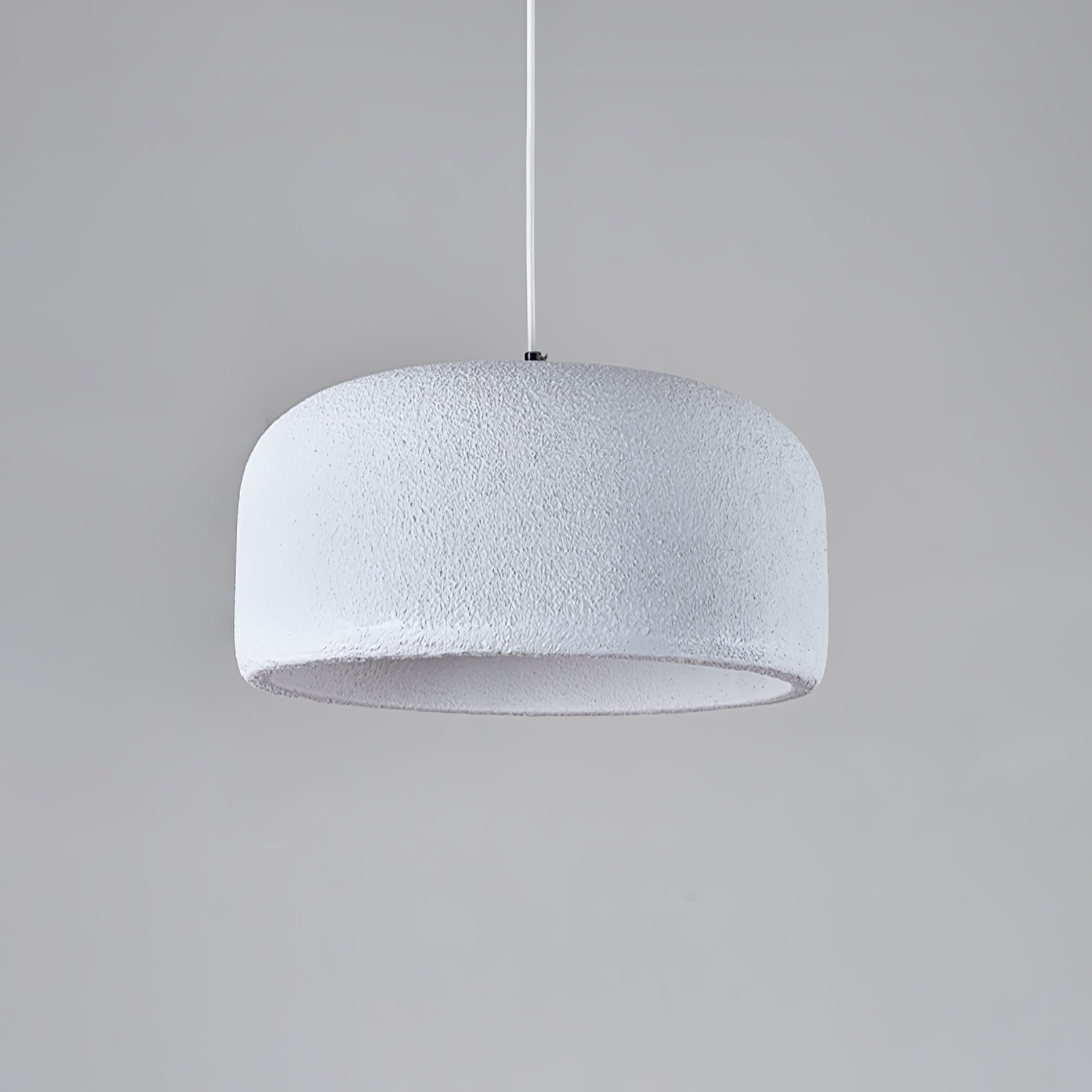 Spherical Cloud Resin Dome Pendant Lamp Architectural Organic Hanging Light for Interiors
