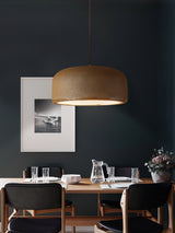 Spherical Cloud Resin Dome Pendant Lamp Architectural Organic Hanging Light for Interiors