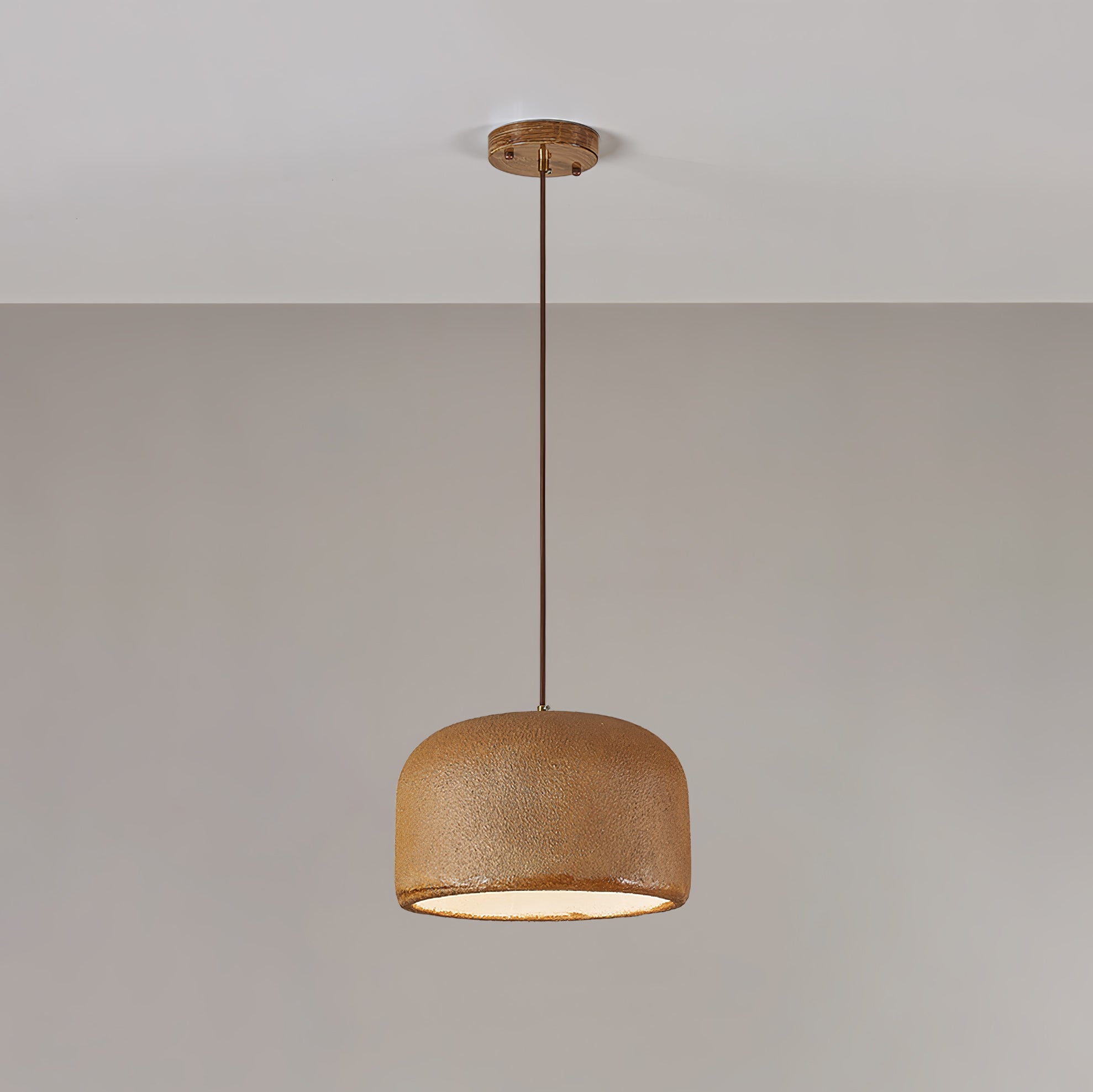 Spherical Cloud Resin Dome Pendant Lamp Architectural Organic Hanging Light for Interiors