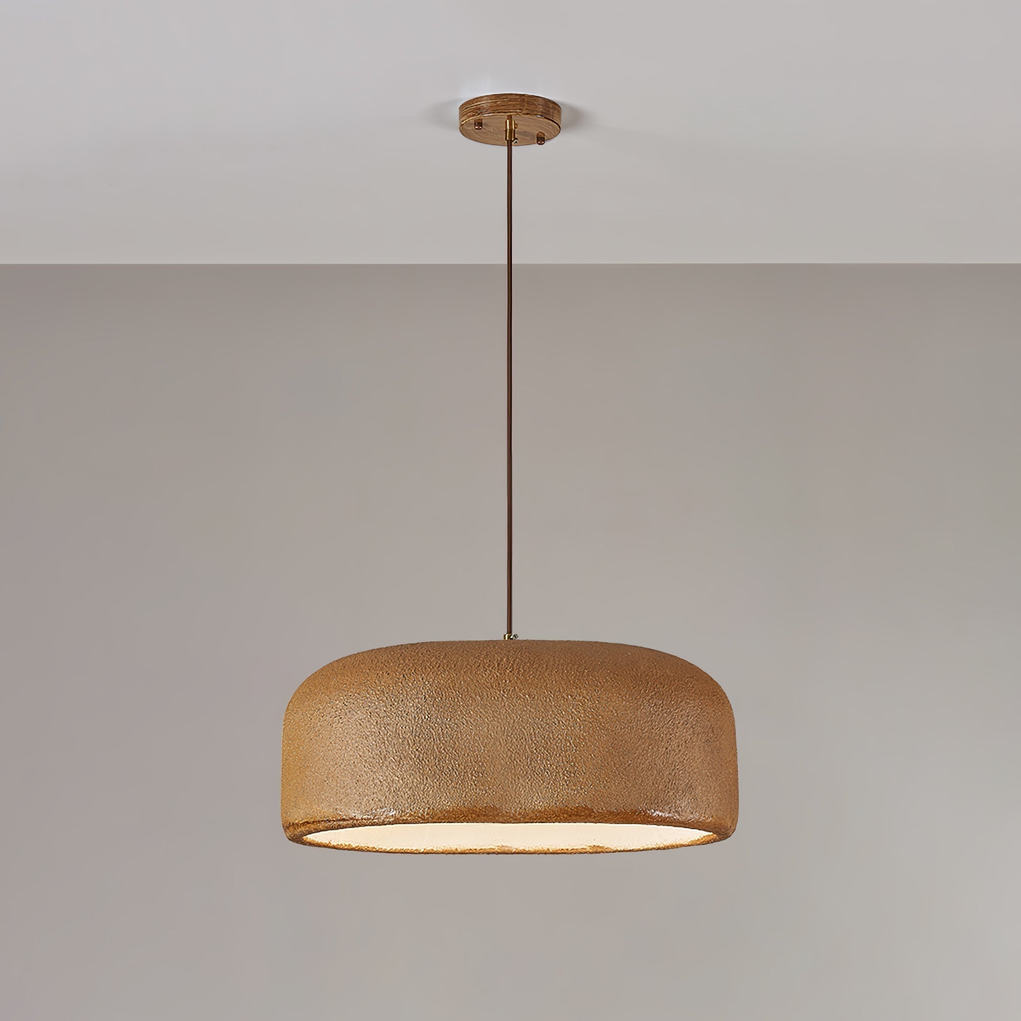 Spherical Cloud Resin Dome Pendant Lamp Architectural Organic Hanging Light for Interiors