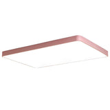 Modern Ultra Thin Square LED Flush Mount Ceiling Lamp for Bedroom and Kids Room