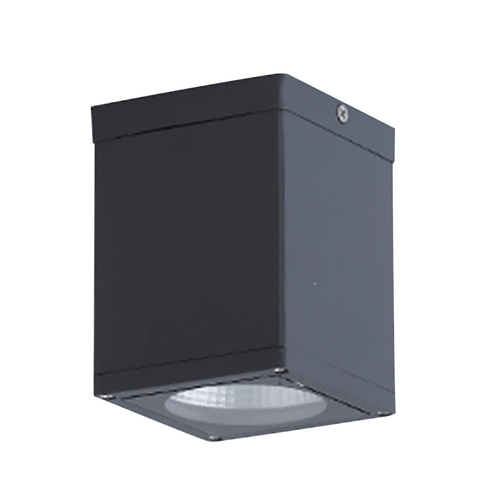 Modern Square LED Waterproof Flush Mount Downlight for Balcony Hallway and Indoor Outdoor Use