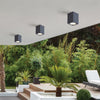 Modern Square LED Waterproof Flush Mount Downlight for Balcony Hallway and Indoor Outdoor Use