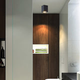 Modern Square LED Waterproof Flush Mount Downlight for Balcony Hallway and Indoor Outdoor Use