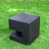 Square Modern Black Outdoor Landscape LED Path Light Waterproof IP65 Garden Lawn Fixture