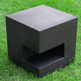 Square Modern Black Outdoor Landscape LED Path Light Waterproof IP65 Garden Lawn Fixture