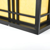 Square Modern Outdoor Pillar Light Waterproof LED Post Cap Lamp with Marble Finish
