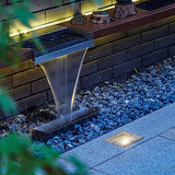 Square Waterproof IP67 LED Recessed Step Lights 4W Outdoor In Wall Stair Deck Path Lighting 90 to 260V