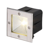 Square Waterproof IP67 LED Recessed Step Lights 4W Outdoor In Wall Stair Deck Path Lighting 90 to 260V